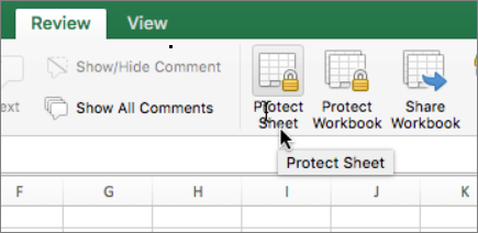 command mac for changing sheets in excel